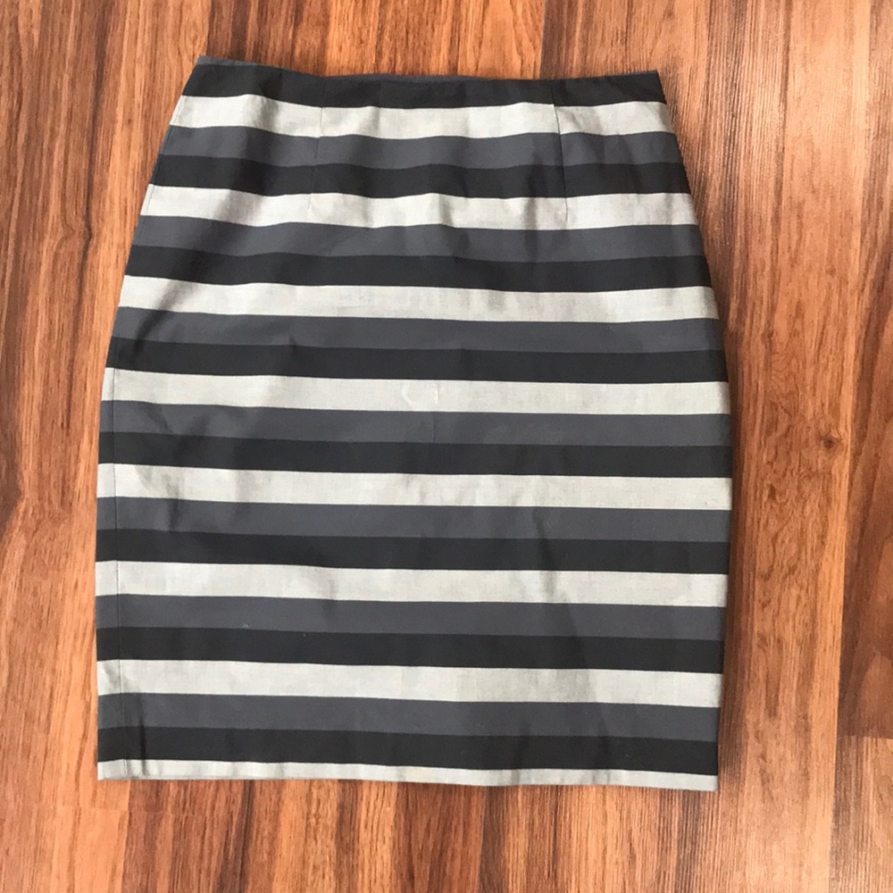 Halogen striped pencil skirt